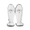 Fairtex White Muay Thai Competition Shin Pads  Photo 1